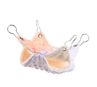 HOMSFOU Hamster Hammock Comfortable Hammock Double-layer Cloth Hanging Bed Save Cage Space Can Be Hung in Cage Sleep for Ferrets Rats Those Who Have Hamsters Or Small Pets
