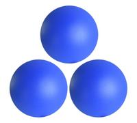 HOMSFOU Hand Therapy Finger Exercise Balls 3Pcs for Stroke and Elderly - Blue Soft Grip Strength Trainer Balls for Hand and Finger Strengthening Exercises