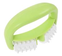 HOMSFOU Handheld Massage Roller Stick for Muscle Relief, Body Massager Roller with Dot Knobs, Fluorescent Green for Neck, Back, Legs, and Waist Relaxation