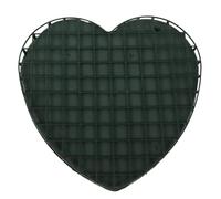 HOMSFOU Heart Shaped Floral Foam Holder with Suction Cup Secure Flower Base for Fresh Wedding Front Car Decorations Easy Installation Romantic Wedding Floral Arrangement Accessory
