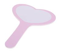HOMSFOU Heart Shaped Single Sided Scoring Board Handheld Dry Erase Paddle for Auctions Classroom Voting Judging PVC Whiteboard for Easy Writing and Scorekeeping