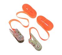 HOMSFOU Heavy Duty Cargo Tie-down Strap Meters Adjustable Nylon Lashing Belt with Metal Buckle for Luggage Rack Secure Fastening Suitable for Trucks Trailers and Cars Color Random Color