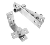 HOMSFOU Heavy Duty Stainless Steel Pivot Door Hinges with Rotating Shaft Resistant Secret Door Hardware for Cabinets Bookshelves and DIY Projects Easy Installation Enhanced Stability