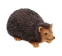 HOMSFOU Hedgehog Key Hider Outdoor Small Garden Statue Hide a Key outside Safe Money Storage Box Hedging Animal Figurine Jewelry Trinkets Holder