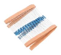 HOMSFOU High Precision Metal Film Resistors Compact Design 100 Ohm 100pcs 1/4 Watt Alloy Stable Performance Resistor Assortment Kit for Electronic Components Repair and Experiments