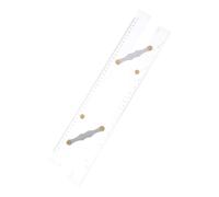 HOMSFOU High Precision Navigation Slide Ruler Acrylic Parallel Ruler with Pull Mechanism for Accurate Nautical Chart Plotting and Coastal Piloting