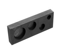 HOMSFOU High Purity Graphite Ingot Mold for Casting Durable Wear Design Multi Function Mold for Gold Silver Alloys for Test Analysis and Educational Use
