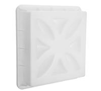 HOMSFOU Hollow Cement Mold Concrete Decorative Mould Plastic Reusable Rapid Hollow Brick Shaping Uniform Beauty Building Projects 11.81x11.81x2.76in