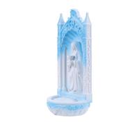 HOMSFOU Holy Water Font for Resin Wall Mounting Prayer Room Decor