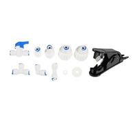 HOMSFOU Ice Maker Hose Connector Kit Durable Water Line Fittings for Efficient Ice Maker Installation Easy to Install Pom Material Adapter for Fridge and