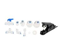 HOMSFOU Ice Maker Water Line Connector Kit Food-grade Pom Adapter for Easy Installation and Reliable Connection Ice Machines and Coffee Makers