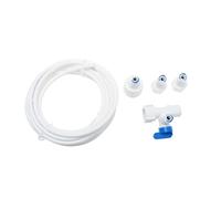 HOMSFOU Ice Maker Water Line Kit with 5m Hose and Dedicated Connector Ice Maker Line Fittings for Refrigerator Installation