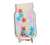 HOMSFOU Incentive Reward Jar with Star Tokens for Positive Reinforcement Attractive Design for Classroom Behavior Management Sturdy and Easy to Use Reward System