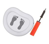 HOMSFOU Inflatable Foot Bath Pool with Pvc Material and Foot Massage Mat Convenient to Use Small Basin for Pools and Water Therapy Settings Random Color