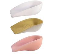 HOMSFOU Invisible Silicone Heel Lift Insoles, 3.5cm Height Increase Inner Shoe Pads, Unisex Translucent Cushions for Foot Comfort and Height Enhancement