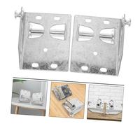HOMSFOU Iron Garage Door Lifting Bracket Heavy-Duty Roller Brackets Compatible with Various Residential Garage Door Models Easy Installation Fixture Support