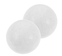 HOMSFOU Jade Hand Exercise Balls for Elderly, 2pcs White Marble Massage Rolling Balls with Storage Box, Hand Fitness and Stress Relief Therapy Tool
