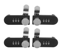 HOMSFOU Keyless Combination Cabinet Lock 2 Sets with Smooth Operation for Office Desk Drawers and Filing Cabinets Anti-Theft Password Latch with Reinforced Cylinder Design