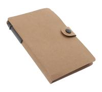 HOMSFOU Kraft Paper Adhesive Notepad with Self-compact Memo Stickers, Convenient to Do List Notebook for Office Use, Creative Delicate Design, Suitable for Teachers and Students,