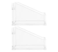 HOMSFOU Lab Holder Scientifically Angled 2pcs Acrylic for Serum Bottles Tilted and Prevents Accidental Tipping Reagent Storage Stand and Chemical Bottles Suitable for Lab and Home Use