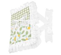 HOMSFOU Lace Edge Notebook Cover Polyester Fabric Protector with Fit for Scrapbooks Textbooks Student Exercise Books Scratch Resistant Reusable Cloth Book Protector