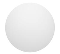 HOMSFOU Lamp Globe Replacement Round Lamp Shade PE Opal White Spherical 2.55 Inch Fitter 65mm Hole Diameter for Indoors Public Areas