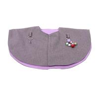 HOMSFOU Large Size Purple Anti-scratch Shoulder Shawl Bird Poop Training Cape Pet Pad for Plumage and Skin Protection