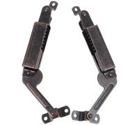 HOMSFOU Lid Stay Hinges 2Pcs Spring Support Hinges for Wooden Boxes Cabinets Chest Toy Box Hardware Smooth Operation Lid Hinge Support