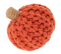 HOMSFOU Lifelike Artificial Pumpkin Ornament Knitted Decorative Pumpkin for Harvest Festival Thanksgiving Party Home and Garden Decor DIY Colorful Fall Seasonal Accent