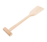 HOMSFOU Lightweight Wooden Canoe Paddle Practical Wood Oar for Kayaking and River Boating Ergonomic Design for Comfortable Control Handmade Paddle for Water Sports Enthusiasts