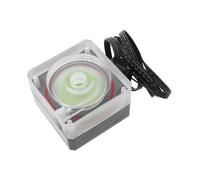HOMSFOU Liquid Cooling Pump for CPU Water Cooler Compact Acrylic Water Pump with Pwm Support H Flow Rate Threaded Port Efficient Cooling System for Desktop Computers and Laptops