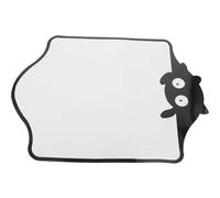 HOMSFOU Magnetic Writing Board for Fridge with Rubber Magnet and Pet Material, Reusable Whiteboard Sticks to Metal Surfaces, Simple Stylish Design for Home Decor and Schedule Planning