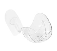 HOMSFOU Makeup Sponge Holder Wall Mounted Storage Rack Cosmetic Beauty Sponge Organizer Egg Puff Drying Stand Vanity Accessory for Bathroom and Dressing Table