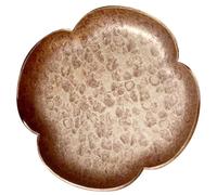 HOMSFOU Manual Forging Copper Tea Cup Holder with Retro Style Heat Insulation Cushion Pad, Sturdy Copper Material Suitable for Vintage Tea Cups and Household Use