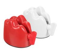 HOMSFOU Manual Toothpaste Squeezer for Adults, Reusable Toothpaste Dispenser with White and Red Tube Extruder, Convenient Bathroom Tube Squeezer Tool for Daily Oral Care