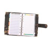 HOMSFOU Marble Pattern Budget Binder with Buckle Cover Portable Money Organizer for Daily Use Cash Envelope Holder and Expense Tracker Versatile Loose Leaf Notebook for Financial Planning