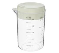 HOMSFOU Measuring Cup with Lid Large Capacity Graduated Mixing Cup for Baking and Kitchen Liquid Measurement Milk Coffee Egg Mixing Household