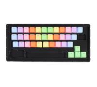 HOMSFOU Mechanical Keyboard Keycaps Pbt 37-key Standard Profile Mx8 Green Wear-resistant Easy to Install