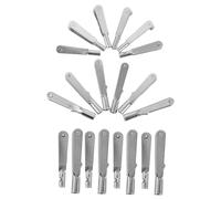 HOMSFOU Metal Snap Clips Iron Material 20pcs Quick Link with Secure Installation and Enhance Flight Stability for Rc Fixed Wing Model Airplane Suitable for Challenging Flying Conditions