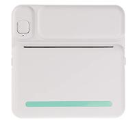 HOMSFOU Mini Pocket Label Printer with Wireless Portable Thermal Printer for Students Includes 5 Rolls of Printing Paper for School and Home Use