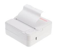 HOMSFOU Mini Wireless Pocket Printer for Students, Portable Wireless Label Printing Machine with 5 Rolls of Paper, Inkless Wrong Question Printer Suitable for Home and School Use