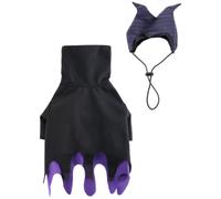 HOMSFOU Mischievous Puppy Witch Cosplay Costume for Dogs and Cats, Polyester Material, Unique Witch Style with Wear-resistant Design, for Festival and Halloween Events