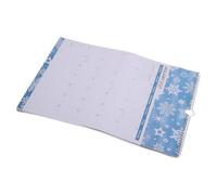 HOMSFOU Monthly Wall Calendar Large Blocks Layout with Spiral Binding 2026-2027 Dedicated Notes Section, 44x30cm, Decorative Floral Design for Longterm Family Planning and Workspace