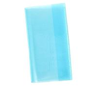 HOMSFOU Multi Functional Jelly Photo Album Blue Ticket Holder with Large Capacity Business Card Organizer for Home Memory Collection Theatre Lovers