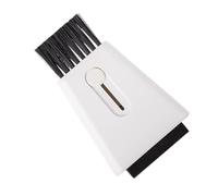 HOMSFOU Multi-purpose Double-head Keyboard Cleaning Brush for Window Tracks and Slots PP Fiber Material Soft and Gentle Dust Removal Tool Easy to Use for Electronics and Household Gaps