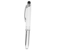 HOMSFOU Multifunctional LED Ballpoint Pen with Touch Stylus Tip Daily Use Writing Pen with Lighted Tip Compatible with Tablets Smartphones for Office School