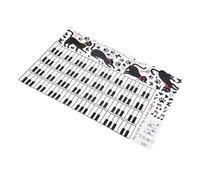 HOMSFOU Music Note Cat Wall Stickers Peel and Stick Vinyl Decals for Music Bedroom Living Decor Easy to Apply Removable Without Damage