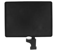 HOMSFOU Music Stand Tray Clamp-on Holder for Sheet Music and Phone, Black Plastic Easy Installation, Fits Rod Diameter 1-3.5cm, for Concert Performance a Piano