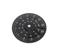 HOMSFOU Music Theory Wheel, Aluminum Alloy, Black, Portable Learning Aid for Ukulele and Bass, Studio Sessions and Gigs, for Beginners and Advanced Players