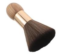 HOMSFOU Neck Duster for Haircutting with Eco-Friendly Wood Handle Large Soft Bristles Barber Shop Cleaning Brush for Professional Use and Home Styling